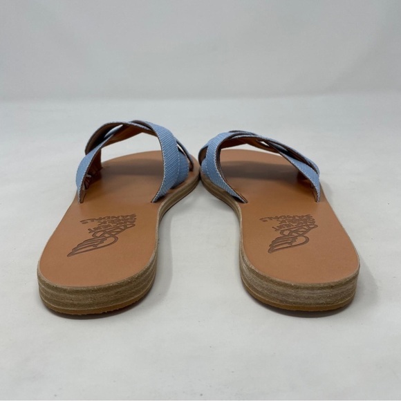 Ancient Greek Sandals Arachne Braided Raffia Slide Sandals NWT - Picture 8 of 12